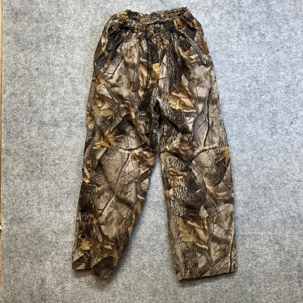 WFS Element Gear Hunting Pants Mens Large Brown Realtree Hardwoods Camo Vented